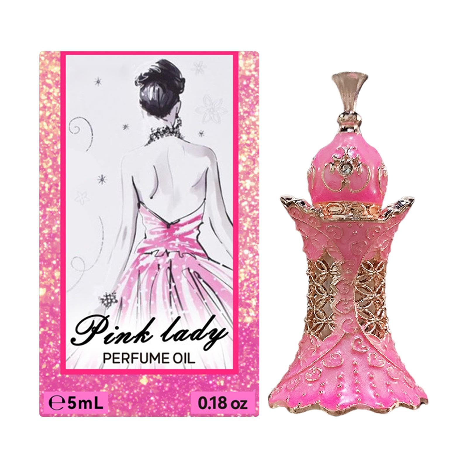 Aceites Perfume Mujer,Perfume Árabe Mujer,Perfume Mujer,Aceite Perfume Fragancia Larga Duración 5 Ml,Perfume Esencia Oriente Medio,Perfume Fragancia De Piel Portát Diseño Retro Clásico