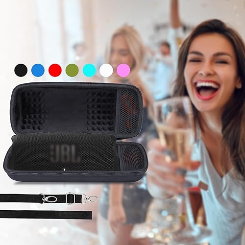 Miniatura 38 de Funda rígida compatible con altavoz impermeable JBL Charge 5 Charge 4 (funda negra)