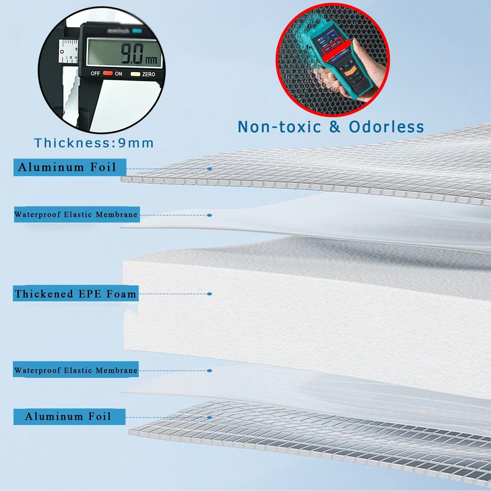 Cubierta De Ventana Opaca De Papel De Aluminio, Barrera De Ventana
