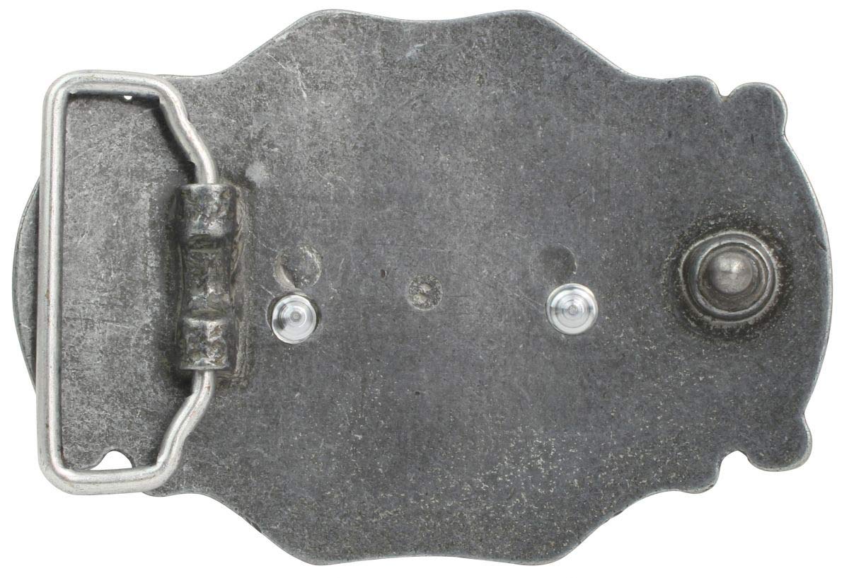 Gürtelschließe Adler Live to Ride 4,0 cm | Buckle Wechselschließe Gürtelschnalle 40mm Massiv | Druckknopf-Gürtel bis 4cm