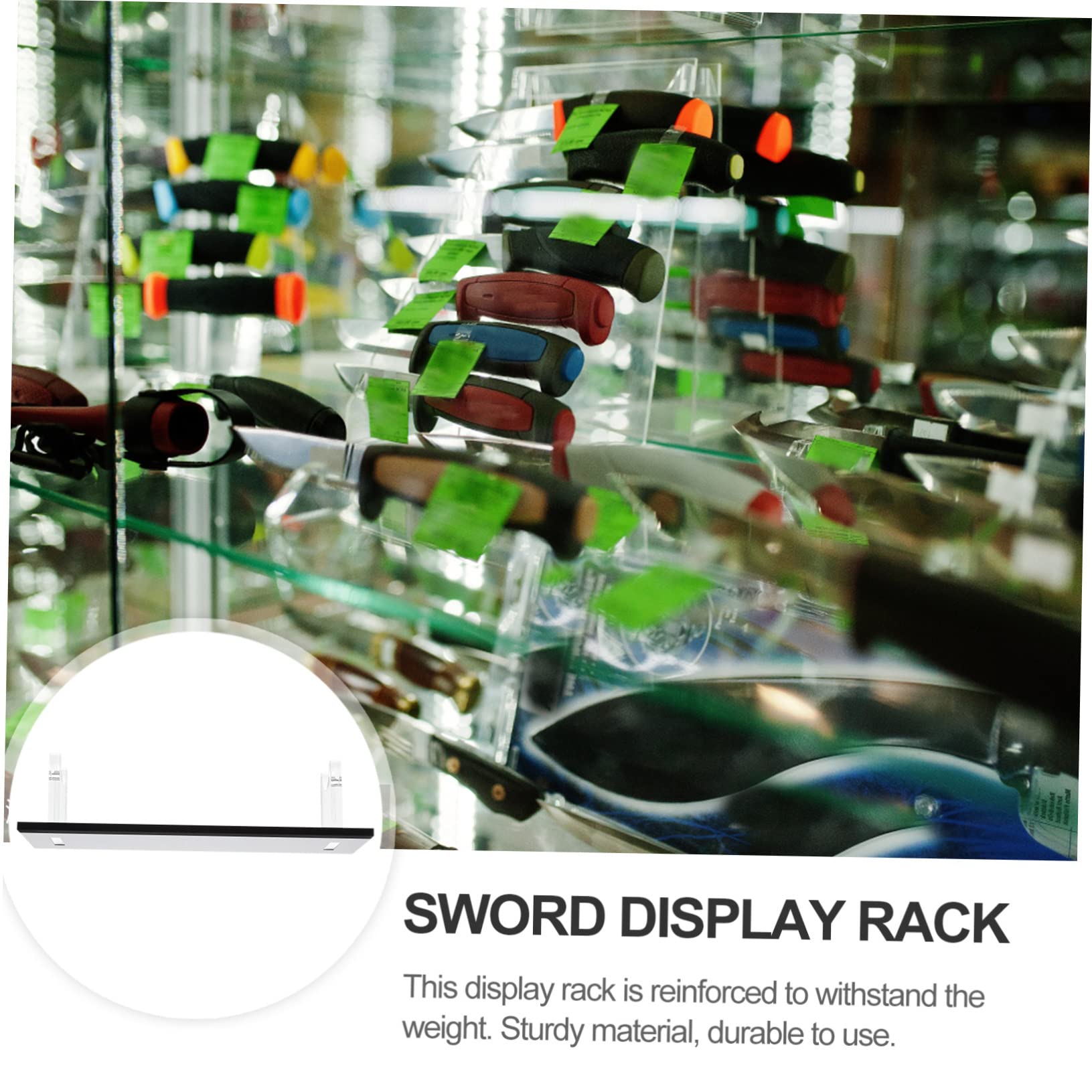 KESYOO Practical Sword Display Rack Lightweight Lightsaber Bracket Sturdy Material for Collector's Storage