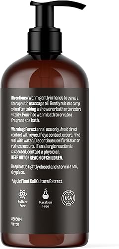 Miniatura 7 de M3 Naturals Aceite de masaje anticelulítico + aceite de masaje Ylang Ylang y jengibre