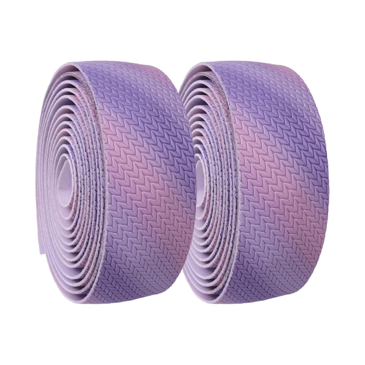 PU Leather Bike Handlebar Tape, Wheat Grain Texture, Anti-Slip, Shock Absorbing, Comfortable for Road & Mountain Bikes, Multiple Color Options (Purple)