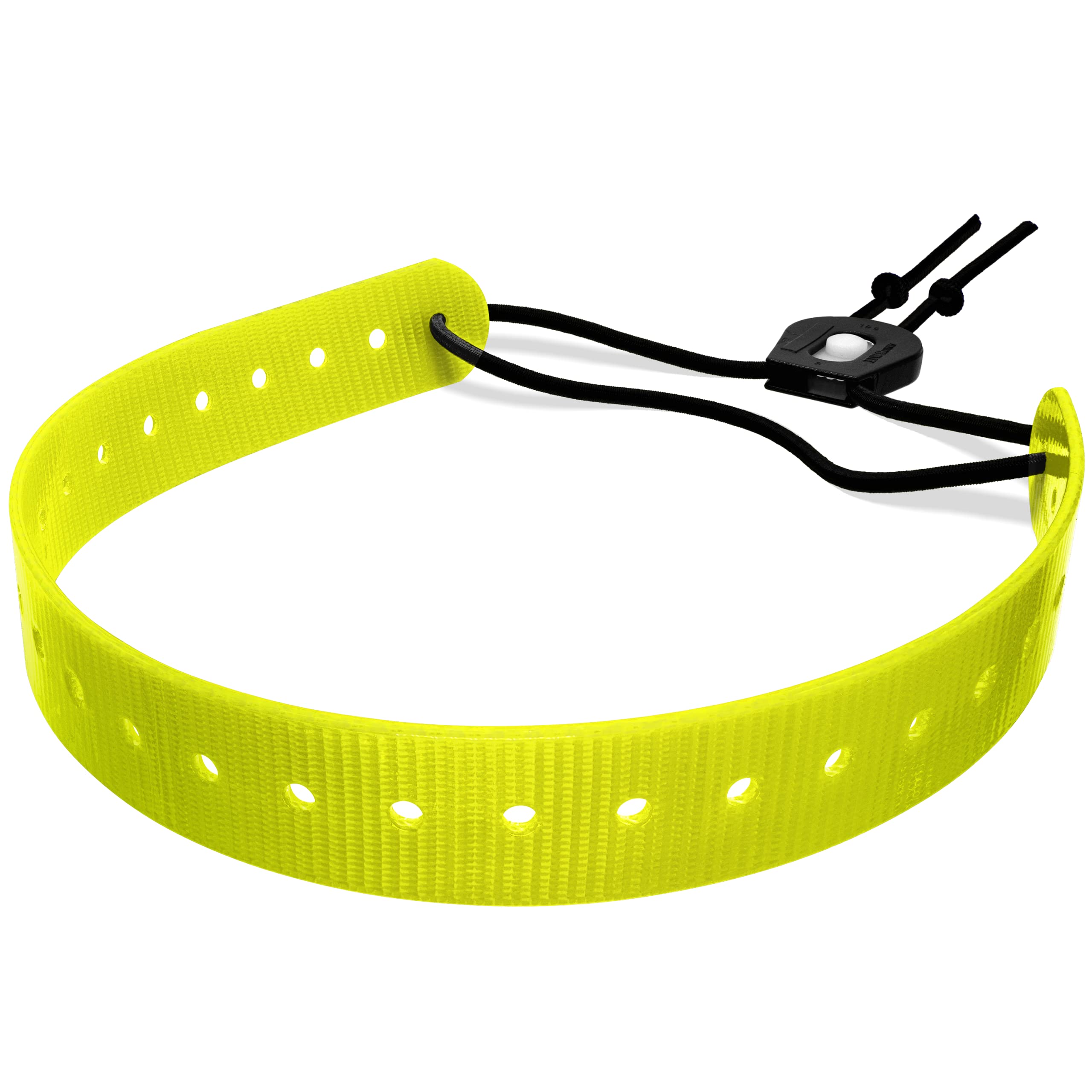 Replacement 1" Biothane Bungee Dog Collar Strap - Compatible with E-Collar Technologies and Dogtra Remote Training Collars, Adjustable for All Dog Neck Sizes - Wheel Lock Secure - Made in The USA