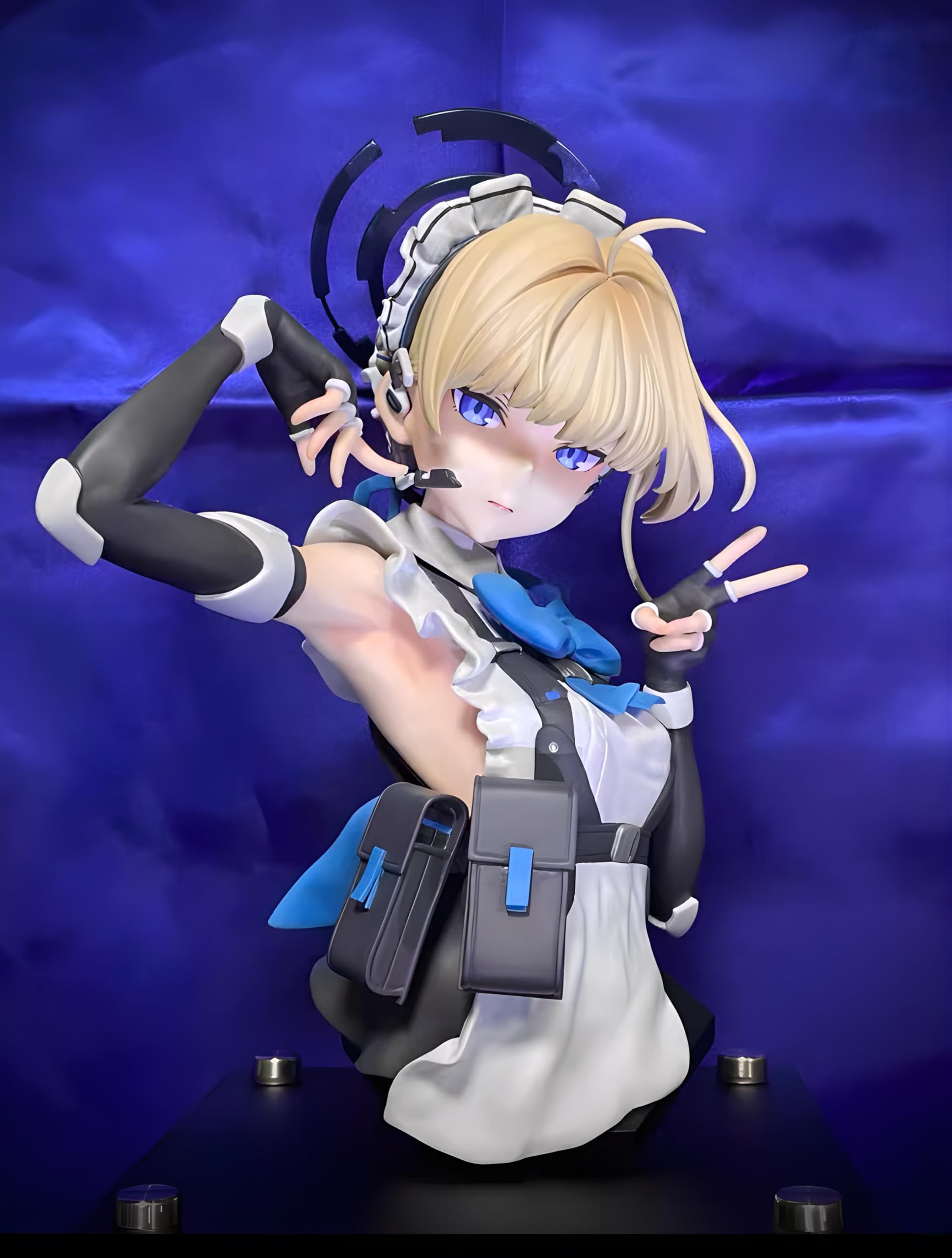 Amazon | 1/4 ガレージキット フィギュア250mm 未塗装 ブルー 