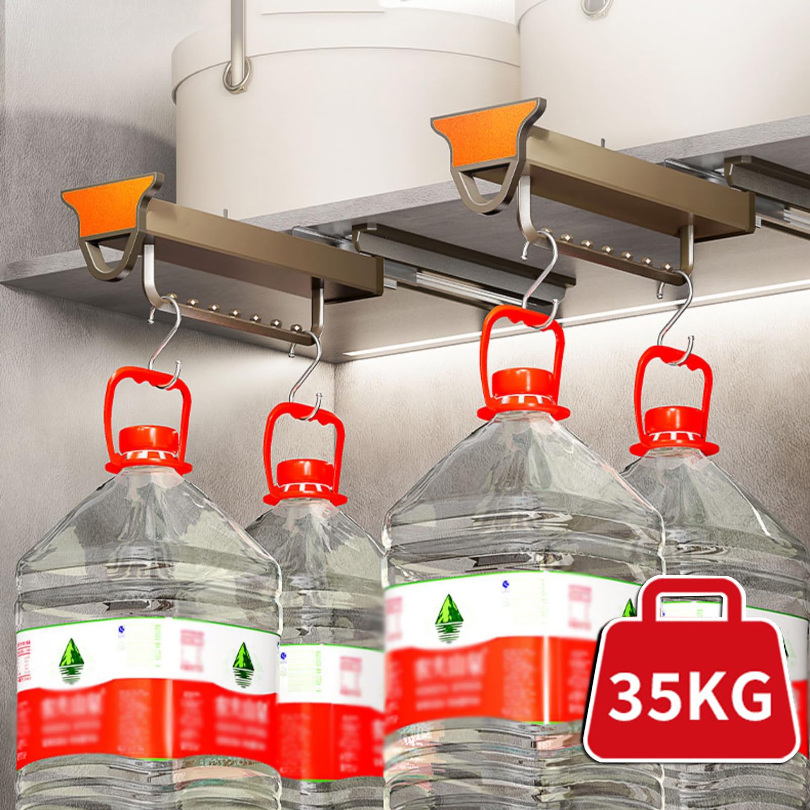Appendiabiti estensibile, salvaspazio, multifunzione, sistema di facile sospensione, design estraibile da 480 mm per una comoda organizzazione dei vestiti