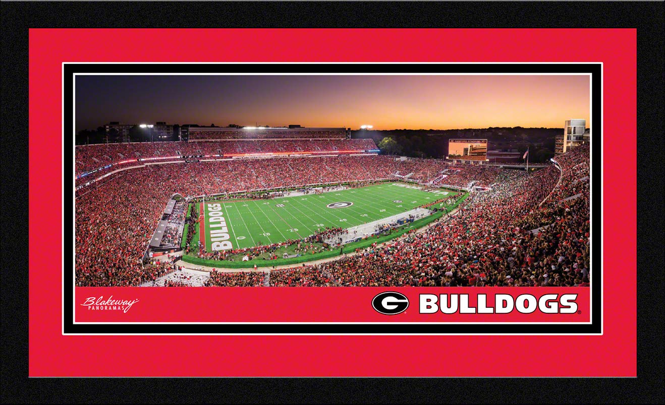 Georgia Football - 20.375 x 12.3/8-inch Framed Picture with Mat