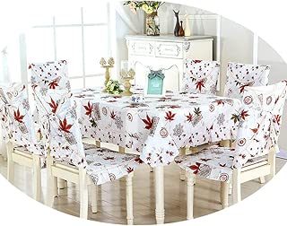 NDJqer Lace Chair Covers Tablecloths Banquet Table Cover Tablecloths Beautiful Tablecloths Chair Covers Frost Red About 130X180Cm - coolthings.us