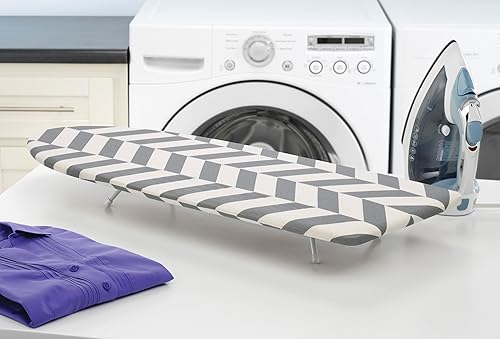 Miniatura 10 de Whitmor Tabla de Planchar de Sobremesa con Funda Resistente a las Quemaduras Rayas