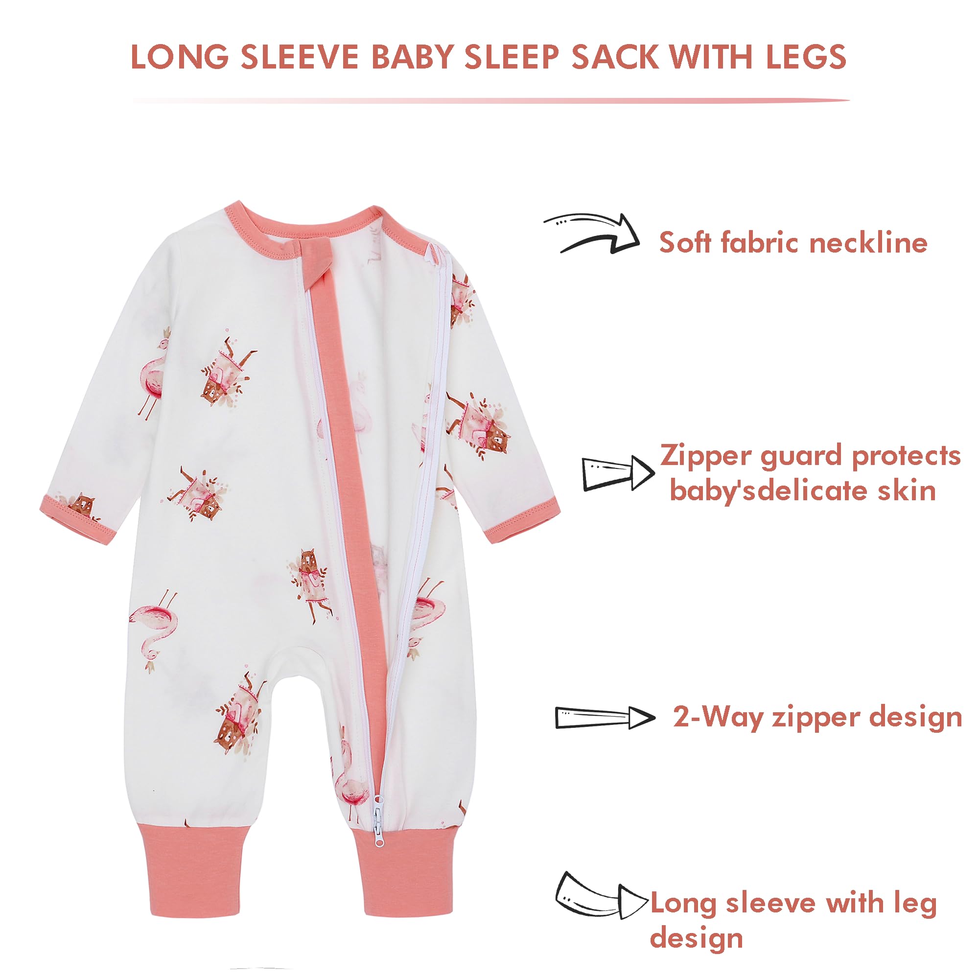 Lot de 3 grenouillères pour nouveau-né, garçons et filles, vêtements pour bébé à manches longues, 0-24 mois