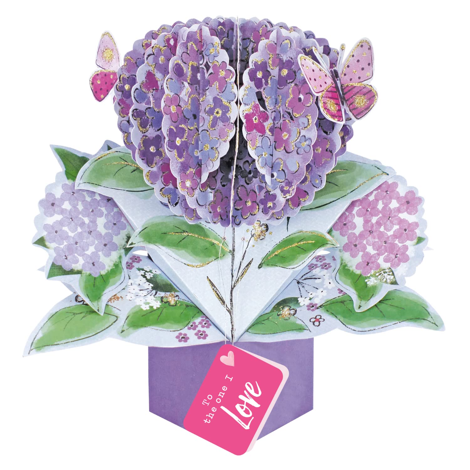 To The One I Love Hydrangea Pop Up Card Mother's Day, Birthday, Any Occasion POP024M30 โ image 1