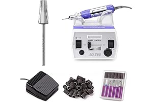 Makartt JD700 Electric Nail Drill File Machine with Nail Drill Bits Efile Bits