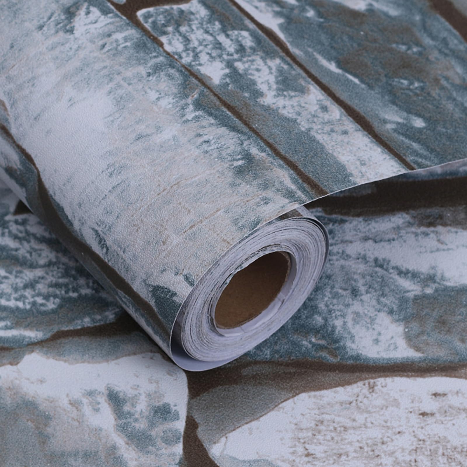 Tapeta samoprzylepna 3D z cegły i kamienia rustykalnego, usuwalna dekoracja ścienna winylowa do remontu - do kuchni, salonu, mebli i projektów przebudowy, 6 (rozmiar: 5M, kolor: A7)