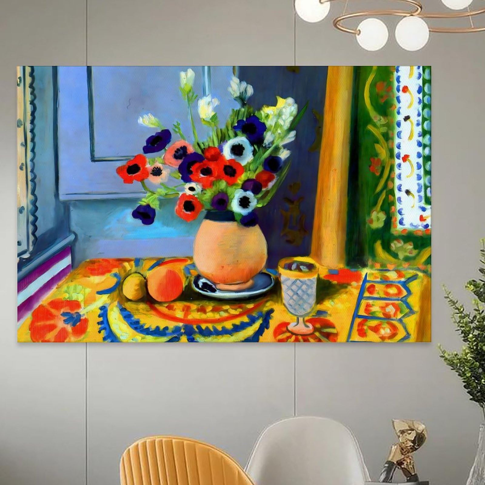 アンリ・マティス、白い花瓶の花束、希少な額装用画集より 楽天市場】アンリ・マティス 花束の通販