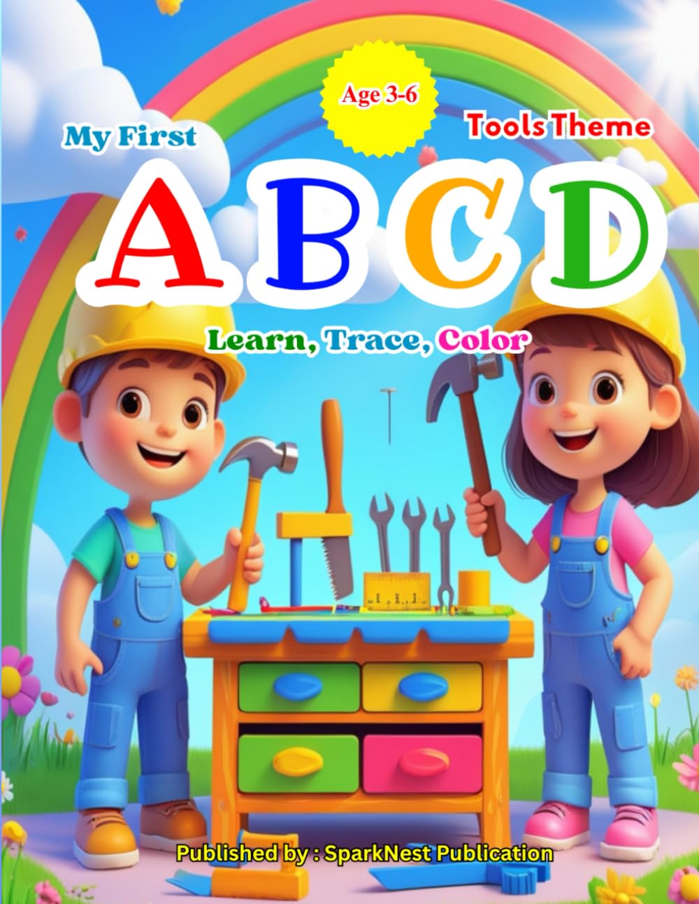 My First Tools ABCD Book: Learn the Alphabet with Tools & Jobs | Fun Early Learning and Coloring Book for Kids Ages 3–6 (ABC Kids Learning Series)