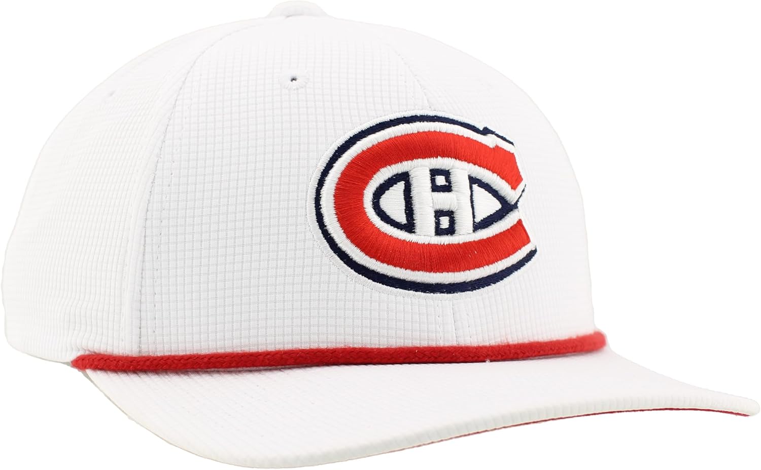 ZHATS NHL Unisex-Adult NHL Officially Licensed Rope Hat Snapback Backspin White
