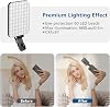 ALTSON Luz Selfie Portátil LED de 60 con Clip y Adaptador de Trípode para Cámara, Recargable 2200mAh CRI 97+, 3 Modos de Luz para Teléfono iPhone Cámara Web Laptop Foto Maquillaje 4