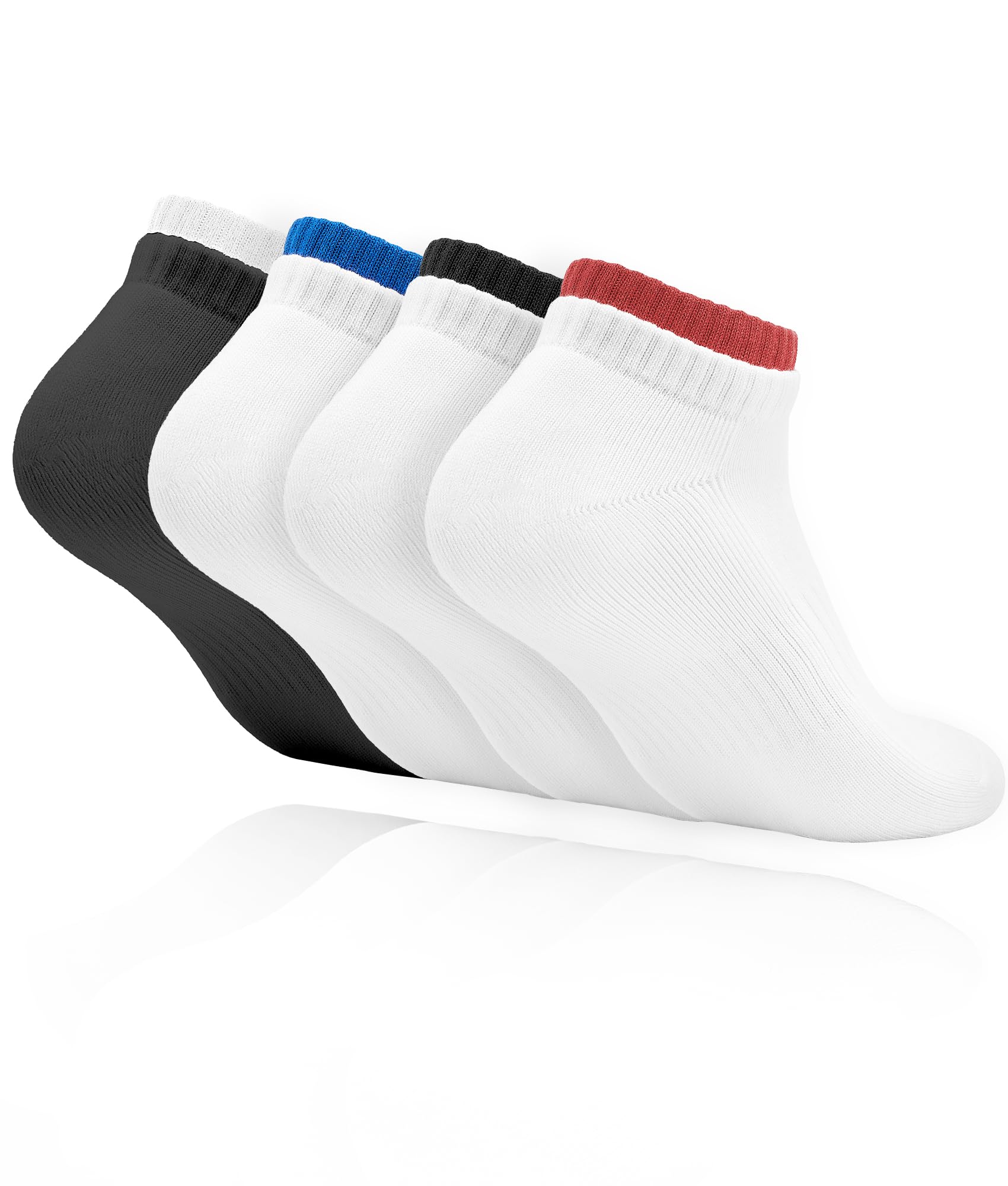 AugRing Calcetines de tobillo para mujer, atléticos, para correr, no se ven, de corte bajo, para hombres y mujeres, talla 5-11