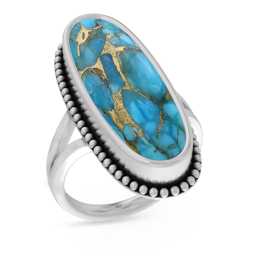 SILVER925 TURQUOISE DESIGN RING/シルバー/リング SILVER925 TURQUOISE DESIGN RING/シルバー/リング