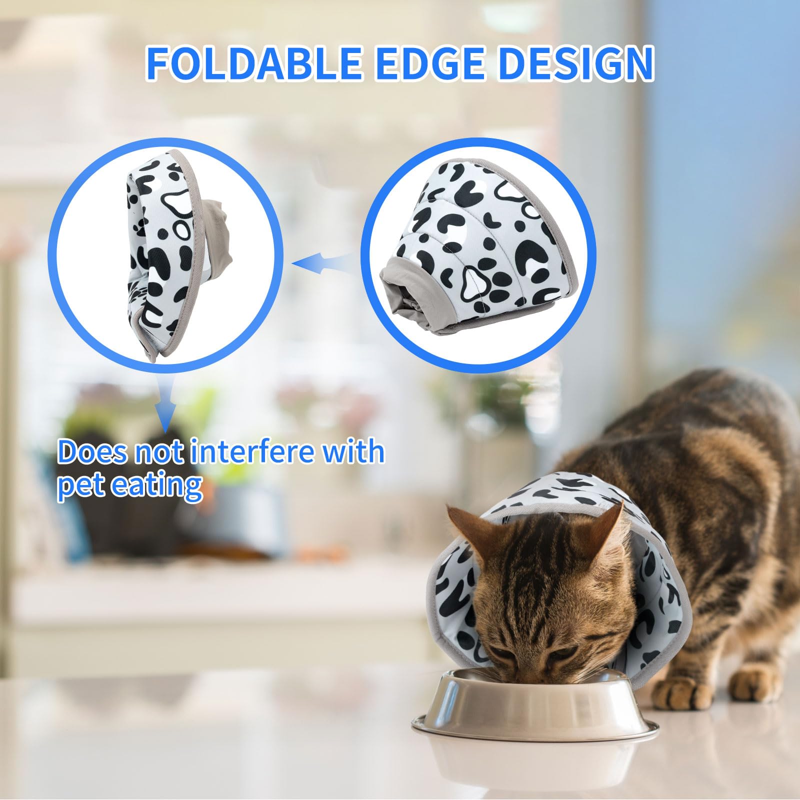 Cat Donut Collar Avont Cat Cone Collar Soft, Adjustable Recovery E