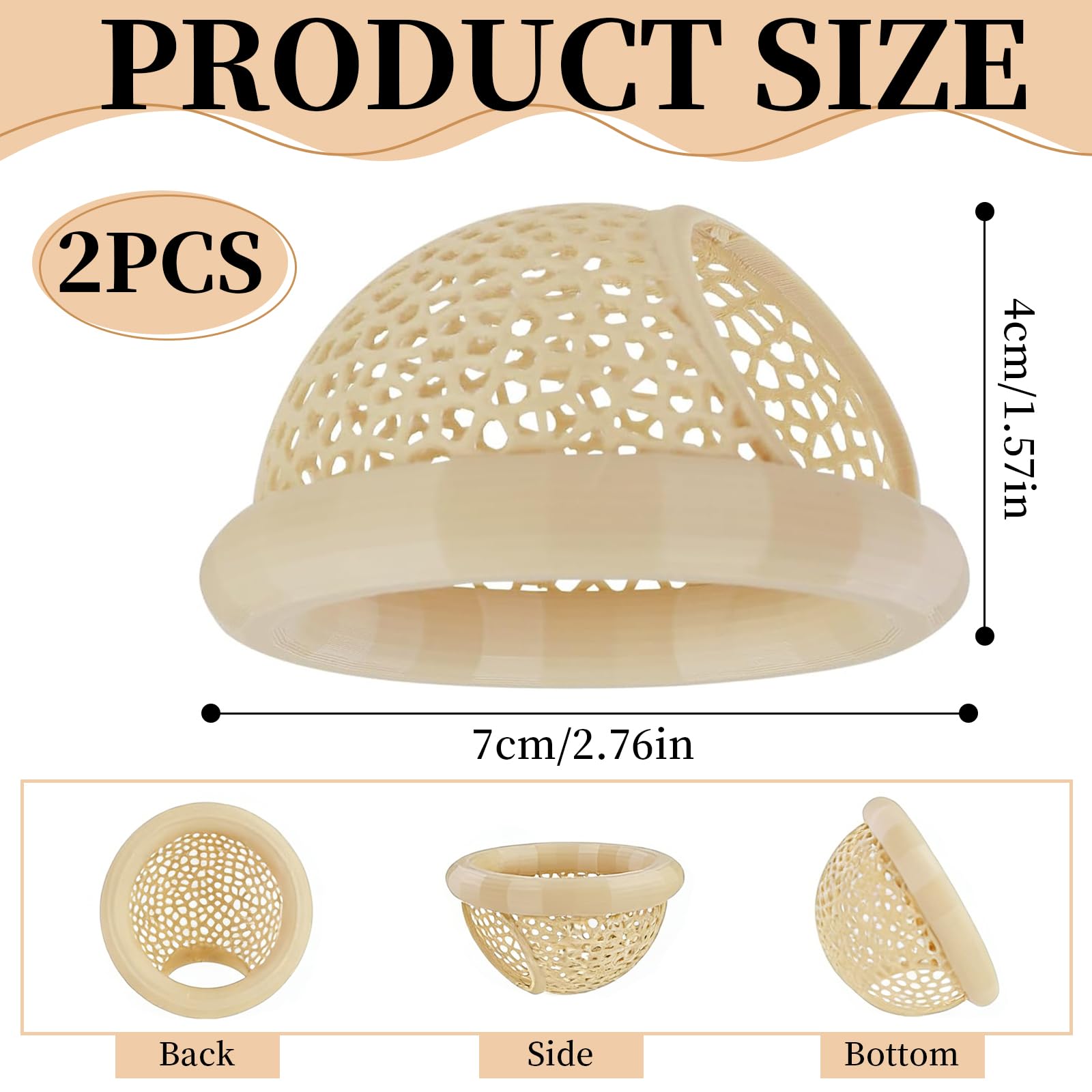 2 Pièces Cachette Flottante pour Betta 7 x 4 cm Décor D’Aquarium Petits Poissons pour Reposer Nourrir Jouer & Reproduire Tunnel Aquarium Hamac Décoratif Poissons Un Repos en Toute Sécurité