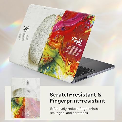 Miniatura 20 de Funut Funda compatible con MacBook Air de 15 pulgadas 2024 2023 versión M3 A3114 M2 A2941 con pantalla de retina líquida y Touch ID, carcasa rígida