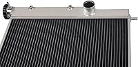 Vista 6 de Radiador de 4 filas para Dodge Ram 2500 3500 5.9L L6 Turbo Diesel 1994-2002 95 96 1997
