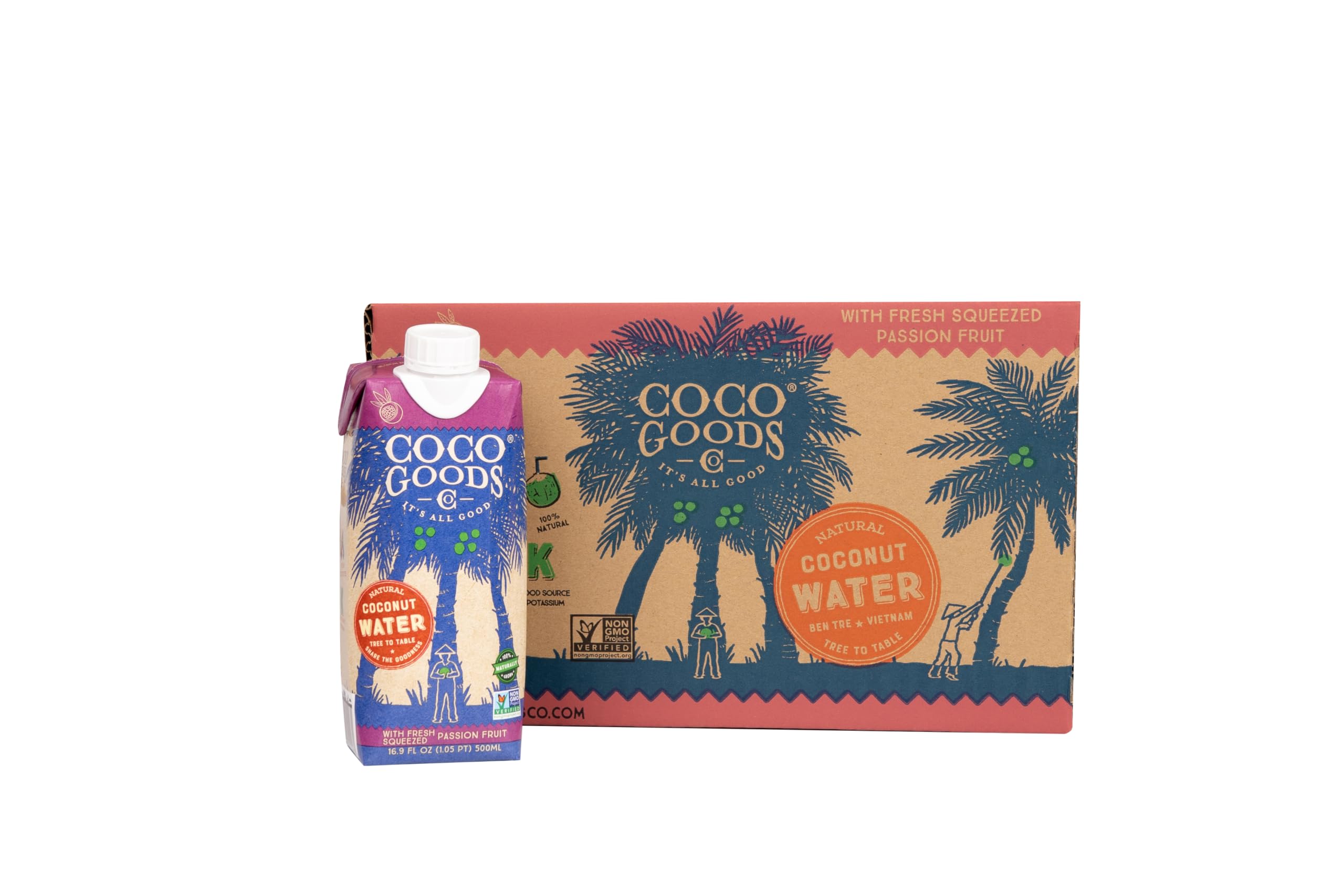 Amazon.com : CocoGoods Co Single-Origin Natural Coconut Water with