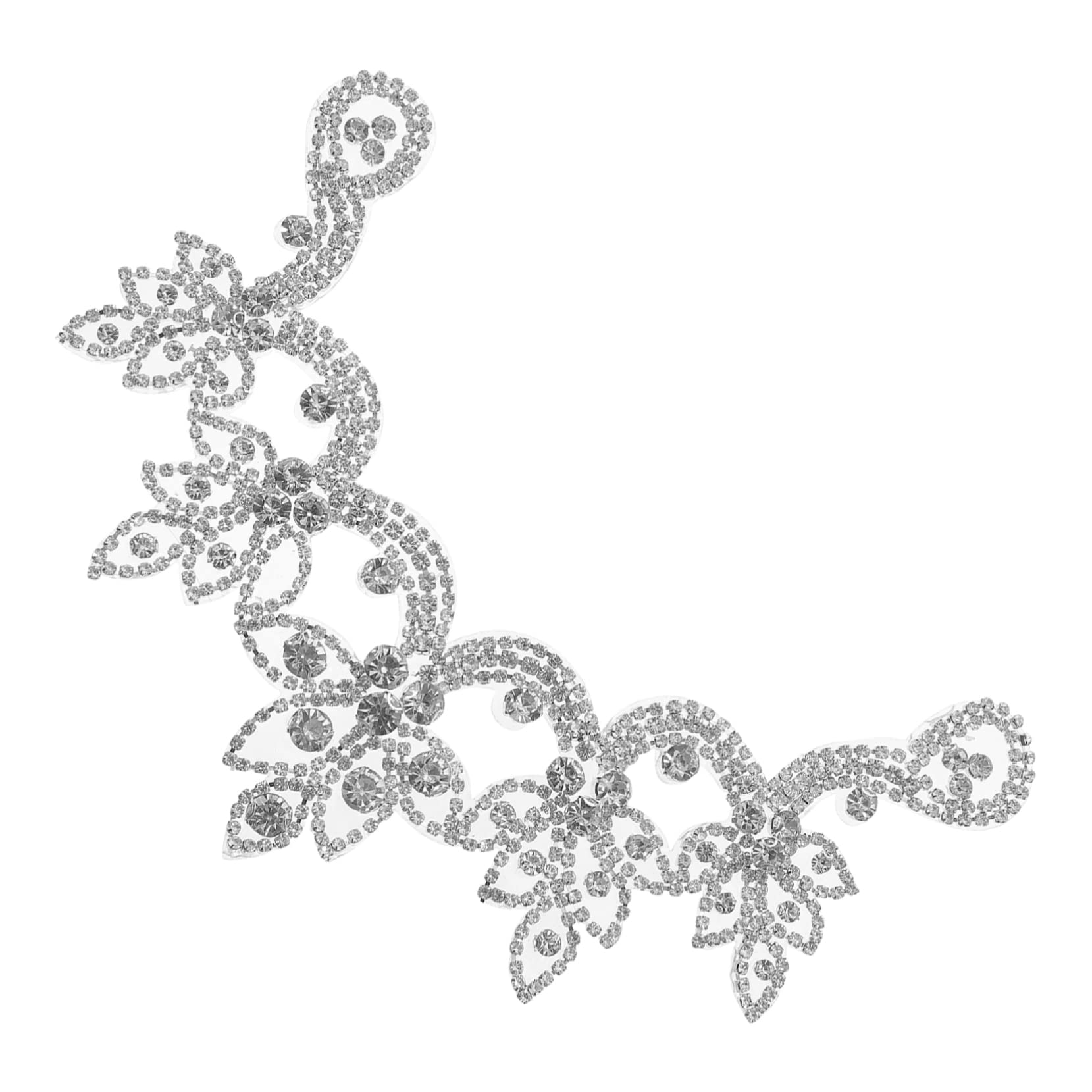 STOBOK 3pezzi Rhinestones Patch Per Abbigliamento e Scarpe Applicazione Termoadesiva Glitter Per Riparazione e Decorazione Per e Accessori