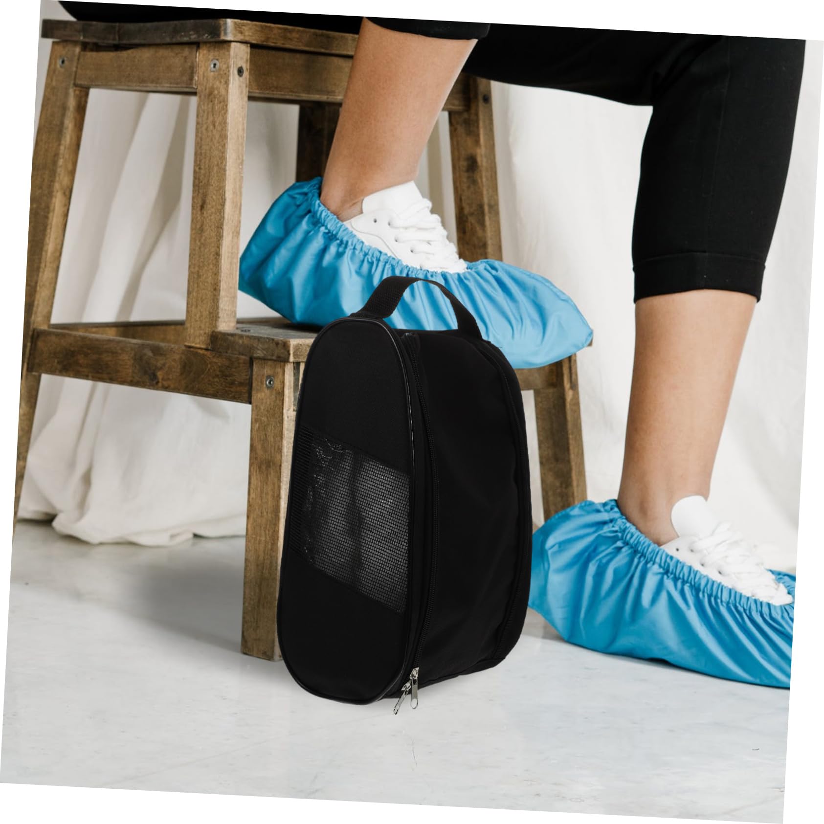 GALPADA 3 Pz Borsa per scarpe valigie valige porta scarpe sportive custodia portatile scaffale scarpe custodia di capacità borsa porta scarpe Panno Oxford Black