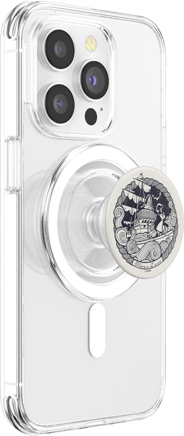 Disney Peter Pan Capitan Hook & Mr. Smee Sailing The Sea PopSockets MagSafe PopGrip for iPhone