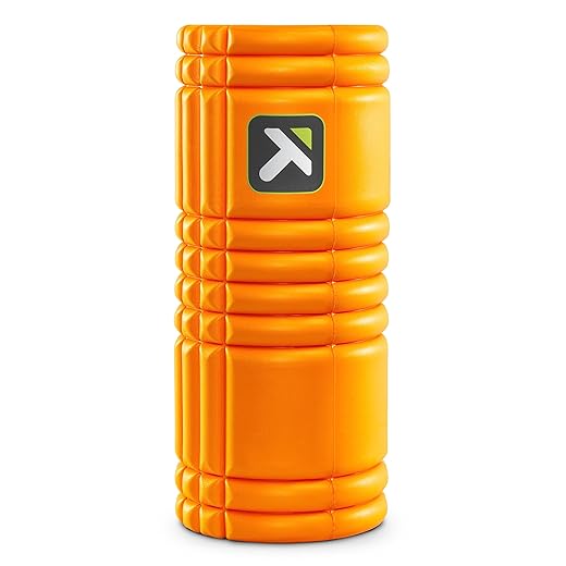 TriggerPoint GRID Foam Roller with Free Online Instructional Videos, Original (13-inch), Orange