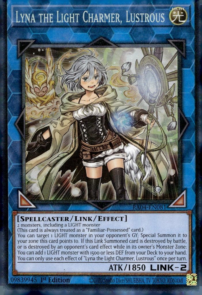 Lyna The Light Charmer, Lustrous (CR) - RA04-EN081 - Collector's Rare - 1st Edition