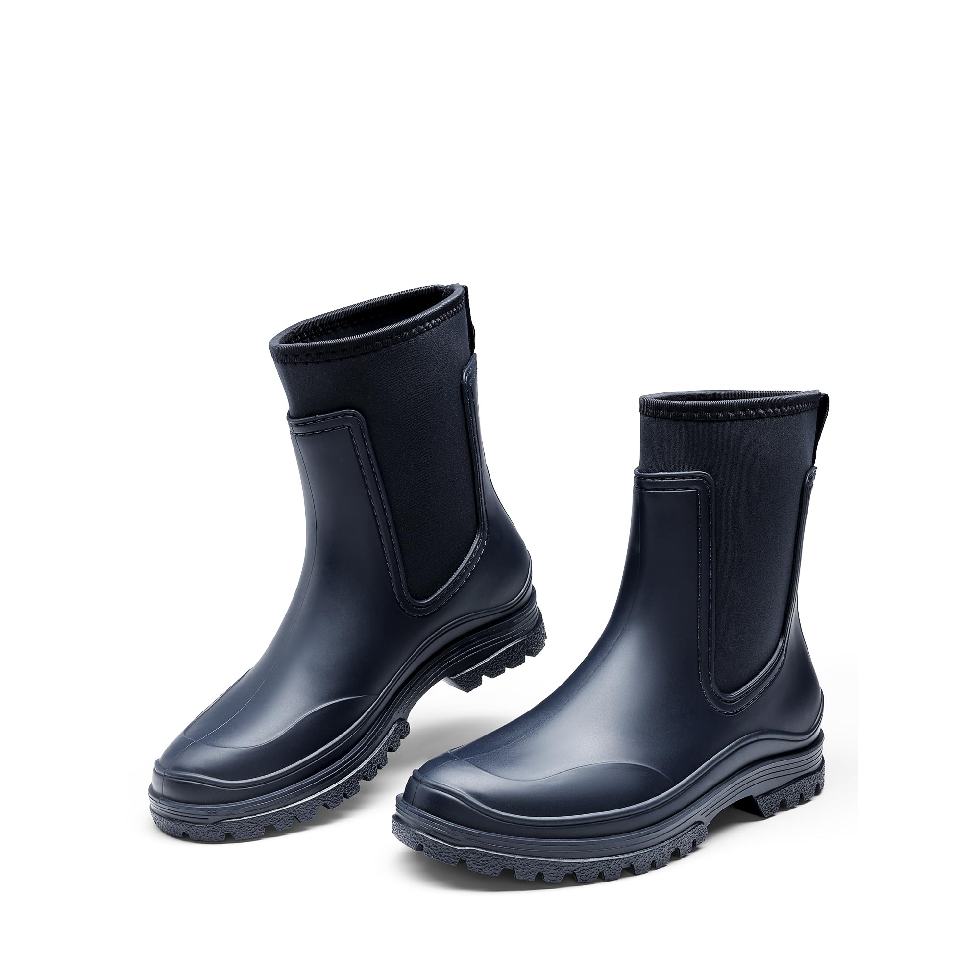 DREAM PAIRS Botas Agua Chelsea Mujer