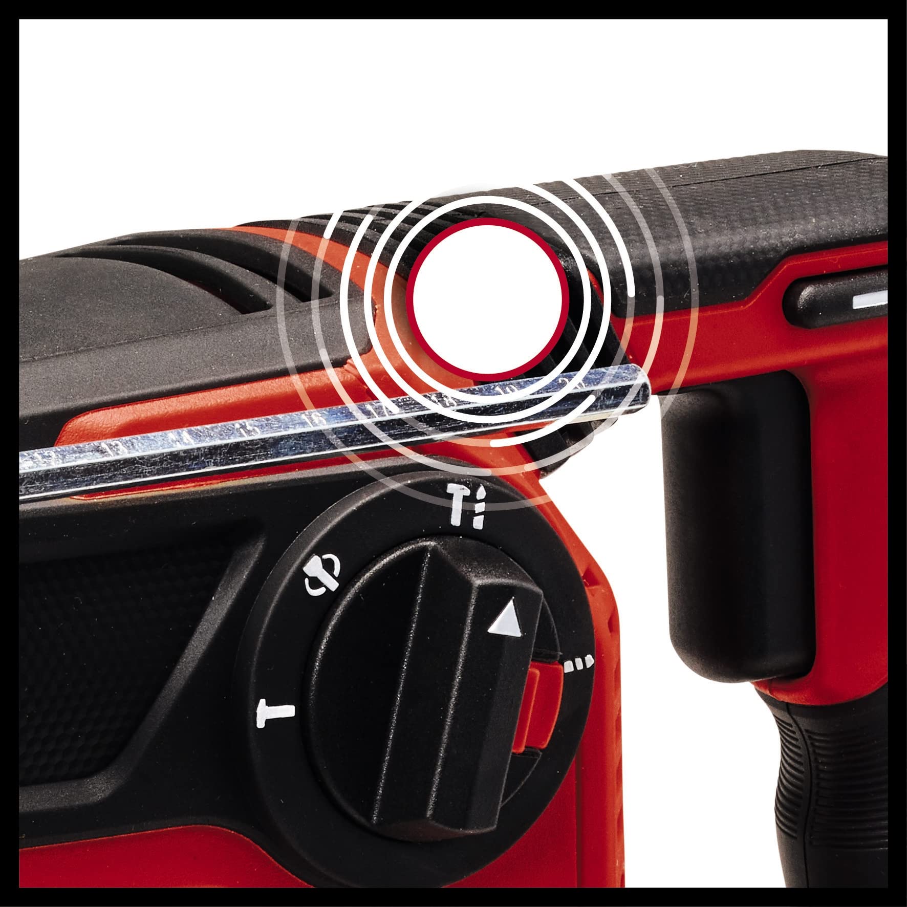 Einhell Professional Akumulatorowa wiertarka udarowa TP-HD 18/26 Li BL-Solo Power X-Change (18 V, bezszczotkowa, 2,6 J, SDS-plus, udar pneumatyczny, 4 funkcje, walizka, bez baterii)