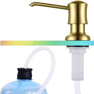 Ultimate Unicorn Sink Soap Dispenser with 40-Inch Tube Kit, Brushed Gold