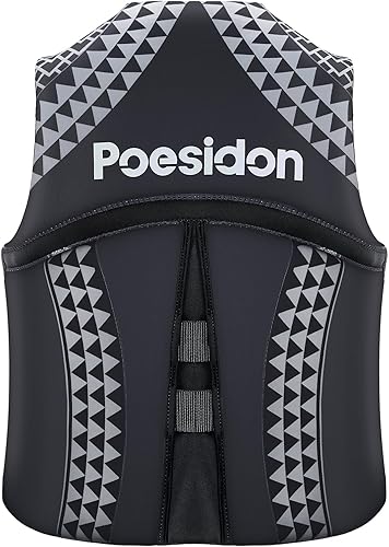 Miniatura 3 de Chaleco salvavidas con estampado geométrico, cremallera frontal, hebillas ajustables