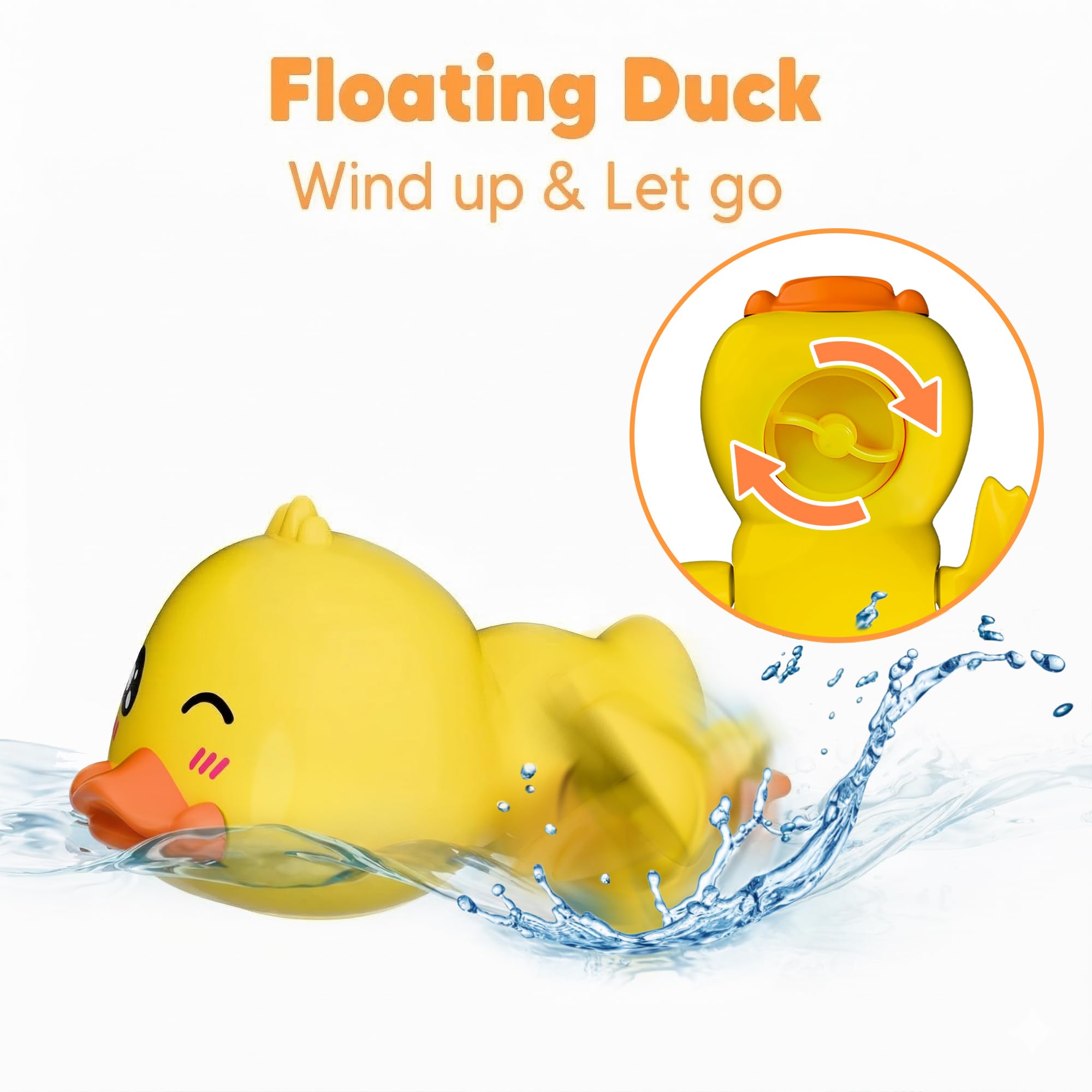 iPlay, iLearn Jouet de bain pour bébé canard