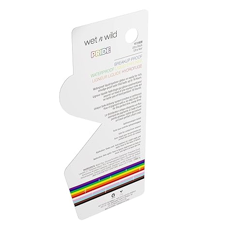 Miniatura 5 de wet n wild Pride 1115479 - Delineador de ojos líquido impermeable a prueba de ruptura, color negro