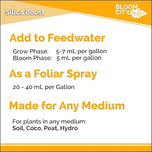 Bloom City Fertilizante Líquido de Silice, 8 oz Concentrado miniatura 5
