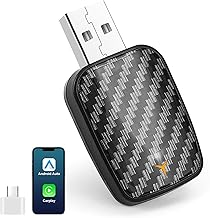 Adaptateur Wireless CarPlay, GuKKK Carplay sans Fil & Android Auto sans Fil Adaptateur 2 en 1, Convertit Android Auto/Carplay Filaire en sans Fil, Plug and Play, pour Les Voitures avec AA & Carplay