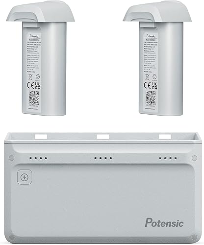 Miniatura 5 de Potensic Hub de carga paralelo Atom SE con 2 baterías inteligentes y 1 adaptador de carga súper rápida (las baterías en este juego son solo para
