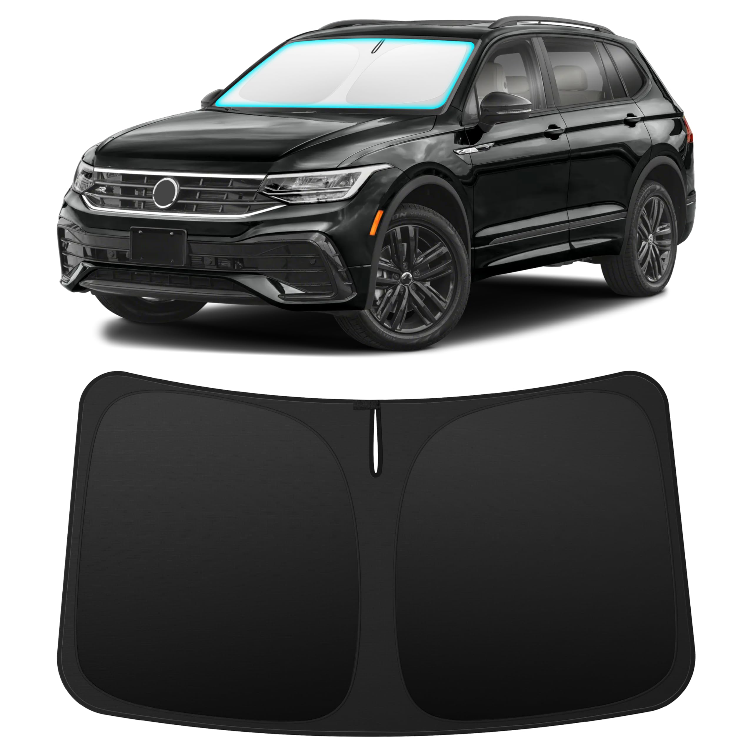 INSAUTO Custom Fit Windshield Sun Shade for Volkswagen Tiguan 2018-2026