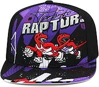 Vista 1 de Mitchell & Ness Toronto Raptors NBA Hyper Loops DNA Snapback Gorra Ajustable - Negro/Púrpura, Negro