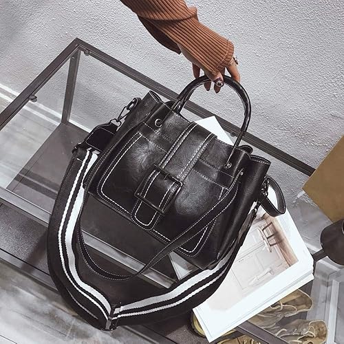 Miniatura 4 de Bolso de mano para mujer de gran capacidad, bolso de mano de piel sintética, bolso de hombro cruzado