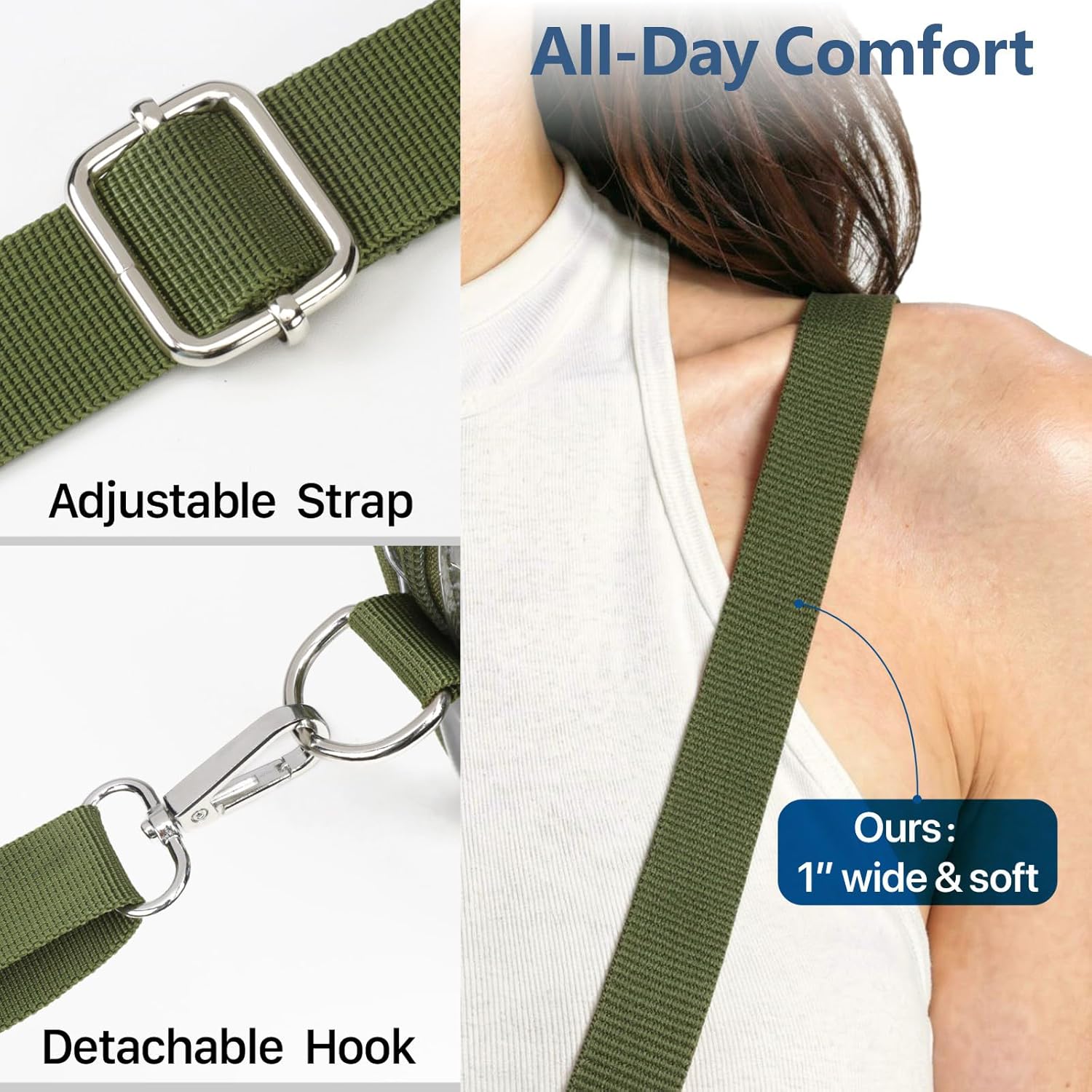 PACKISM Clear Bag for Stadium Events - Clear Purses for Women Stadium Crossbody Concert Bag for Game Day, Sports, Festival - Image 6