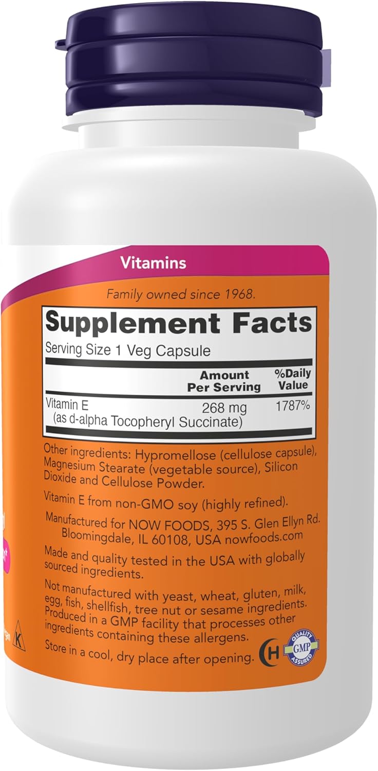 NOW Foods Vitamin E-400 Dry - 100 Caps (2 Pack)