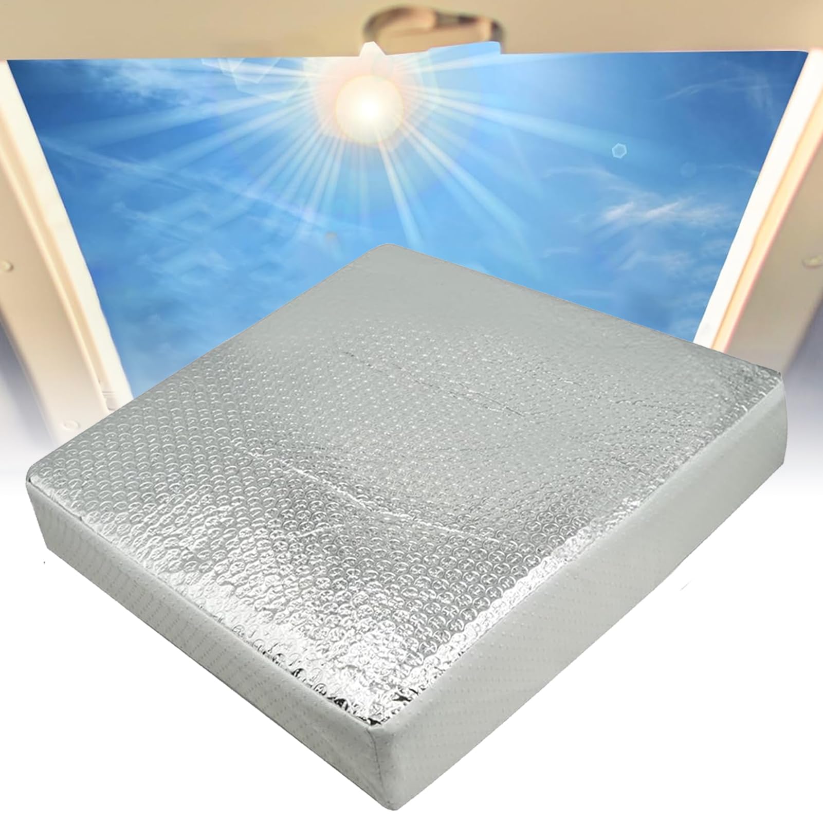 Copertura per prese d'aria per camper, impermeabile, termica, riflettente, copertura per lucernario, accessori di ventilazione per rimorchi, camper, bagno, esterni