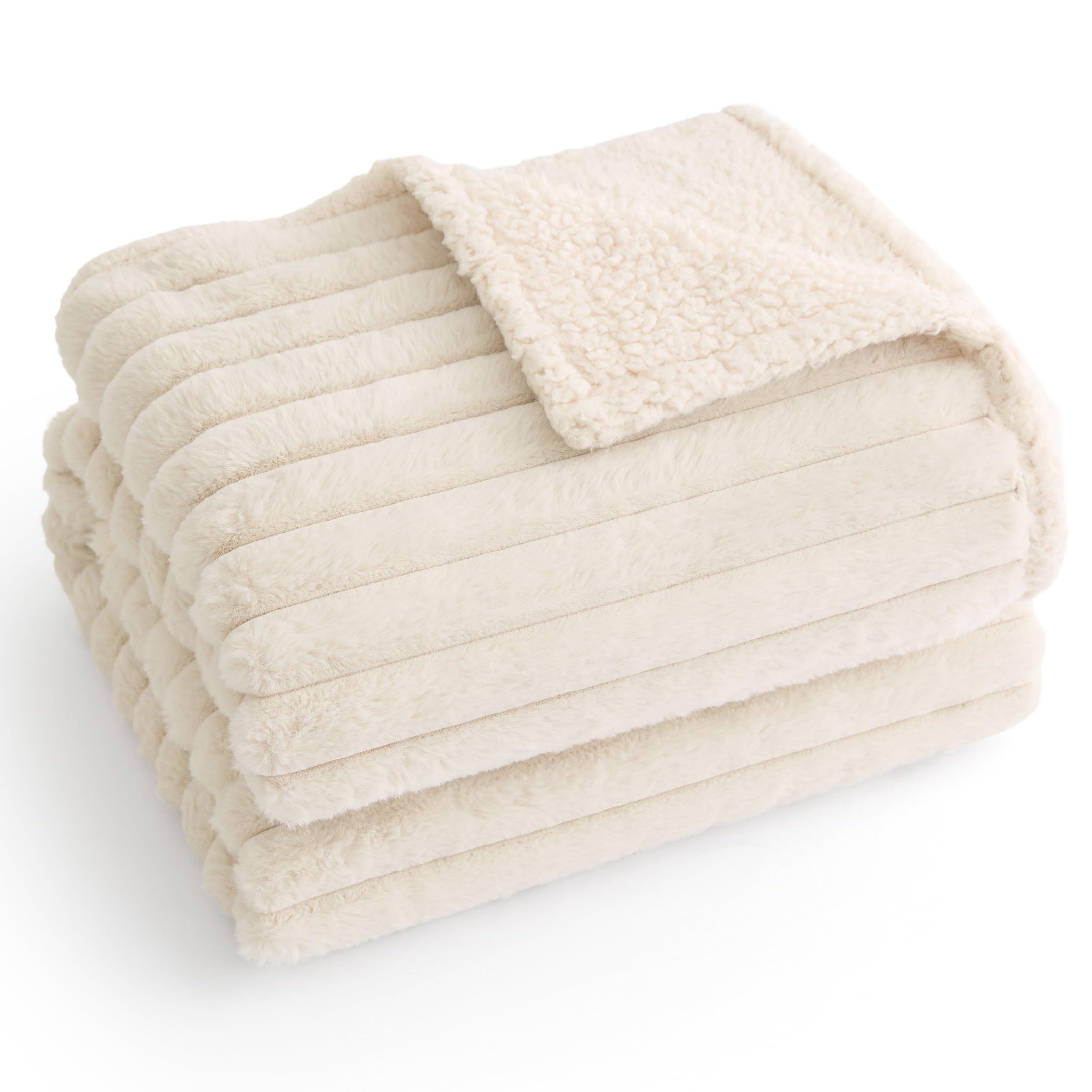 Bedsure Manta para Perros Grandes, Manta Sofá Impermeable y Suave para Perro Gato Pequeño Mediano Antipelos Mascotas, Cama, Lavable a Máquina (102x127cm, Crema) OEKO-TEX STANDARD 100