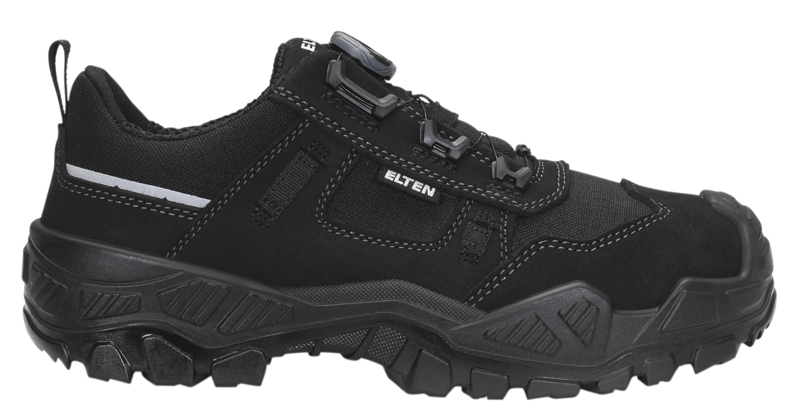 ELTEN Unisex Mike Boa® Black Low ESD S3sSicherheitsstiefel